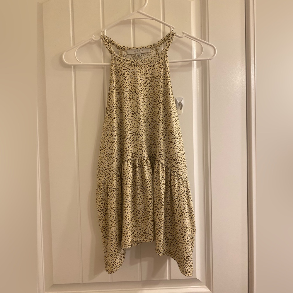 Cheetah Print Tank Top